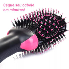 Carregar imagem no visualizador da galeria, Escova Secadora Alisador Elétrica Quente Cabelo Com 3 Em 1 Hair Styler 110V