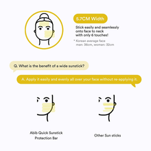 Carregar imagem no visualizador da galeria, ABIB Bastão Protetor Solar Rápido SPF50+ PA++++ (22G)