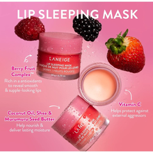 Carregar imagem no visualizador da galeria, LANEIGE Lip Sleeping Mask (Berry) 20g
