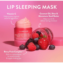 Carregar imagem no visualizador da galeria, LANEIGE Lip Sleeping Mask (Berry) 20g
